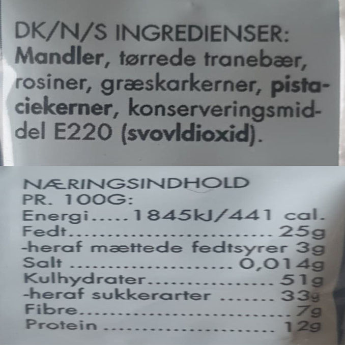 Kimber Foods Nötter & Bär