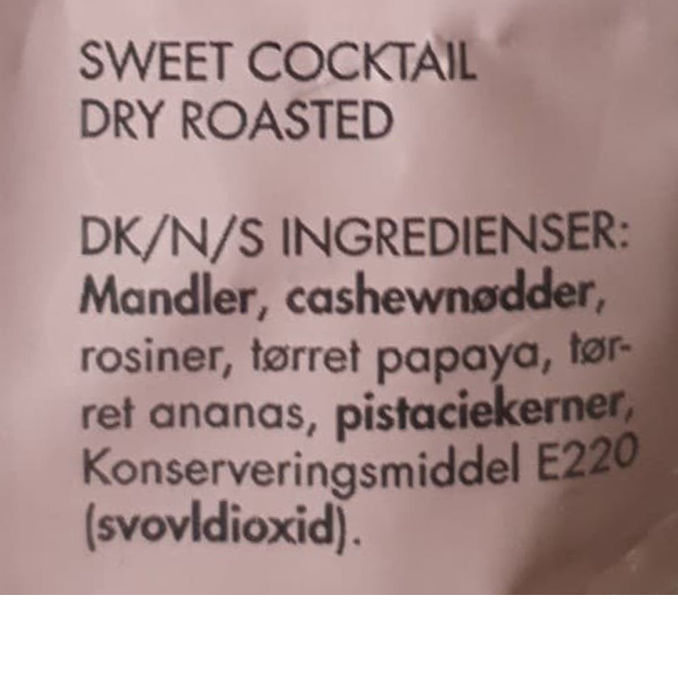 Kimber Foods Nøddeblanding Sweet Cocktail