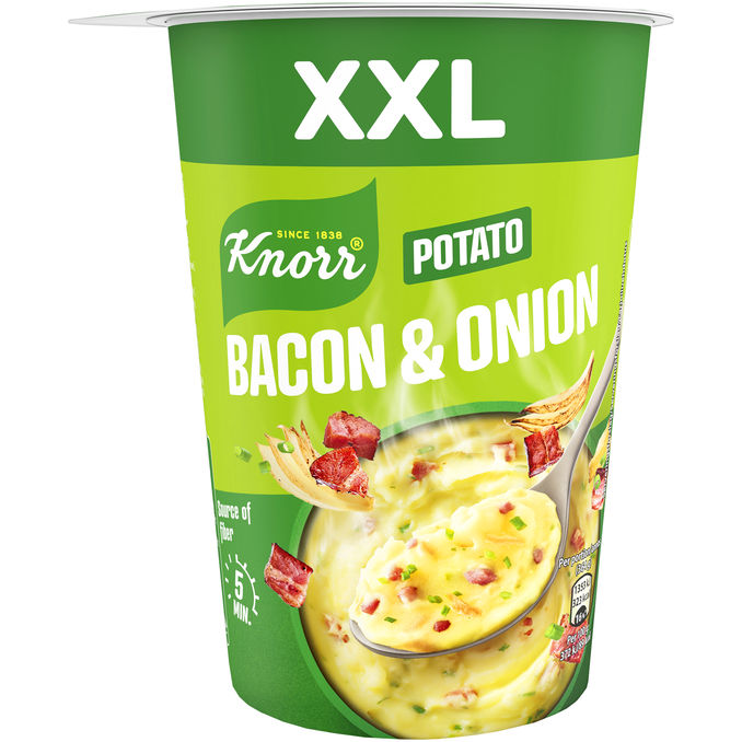 Knorr Snack Pot Kartoffelmos m. Bacon & Løg