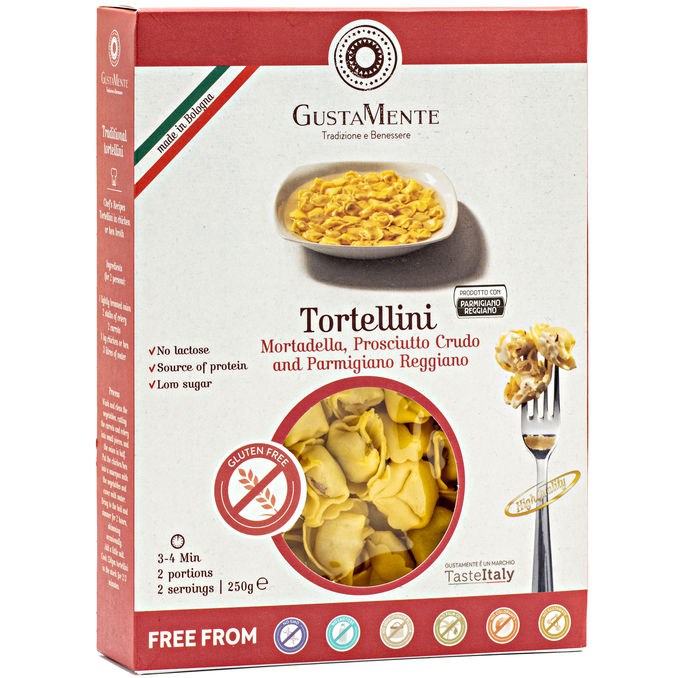 Gustamente Tortellini Skinka Parmesan Glutenfri
