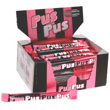 Lakridsstænger m. Jordbærsmag 50-pak