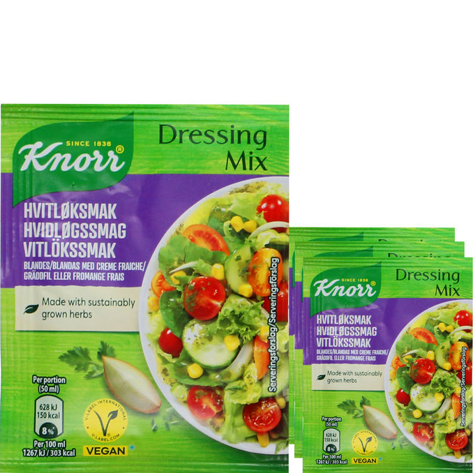Knorr Dressingmix Hvidløg 3-pak