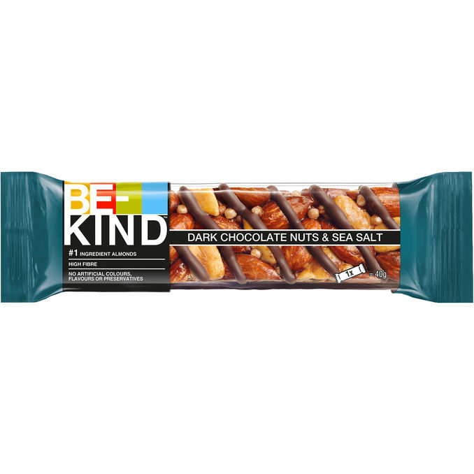 Be-kind Nötbar Mörk Choklad & Havssalt