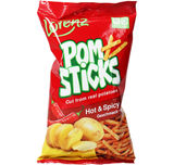 Mindestens haltbar bis: 10.12.2025 Lorenz Pomsticks Hot & Spicy