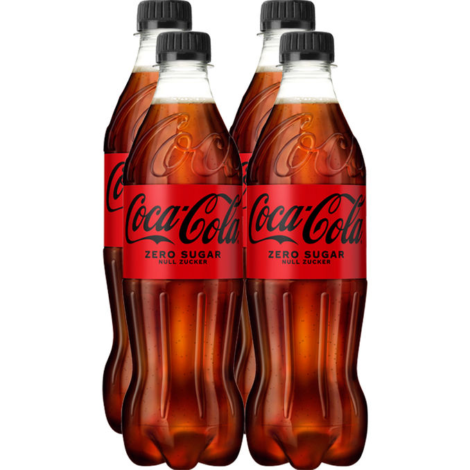 Coca-Cola Zero, 4er Pack (EINWEG) zzgl. Pfand