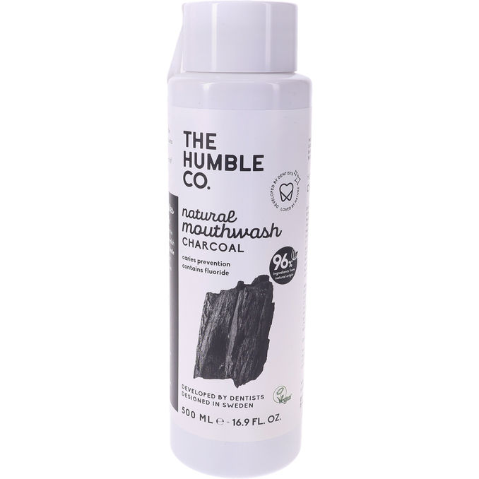 Läs mer om The Humble Co. Munskölj Charcoal