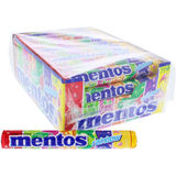 Parasta ennen: 31.07.2028 Karkkipastillit Mentos Rainbow 24-pack