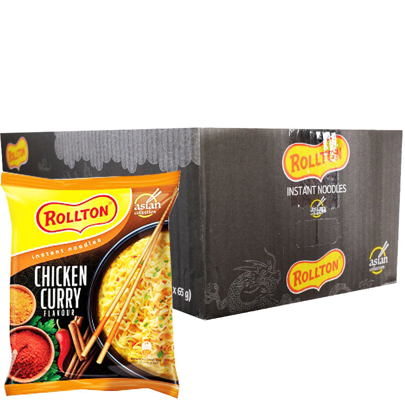 Pikanuudelit Curry & Kana 24-pack, 24 x 65g, Rollton | Matsmart