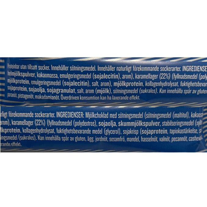 Swebar Proteiinipatukat Crunchy Caramel 15-pack