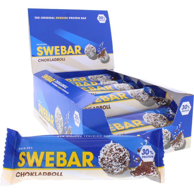Swebar 15-pak Proteinbar Chokoladeboller