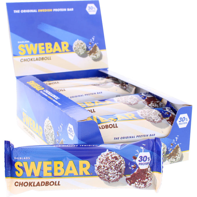 Swebar Proteinbars Chokladboll 15-pack