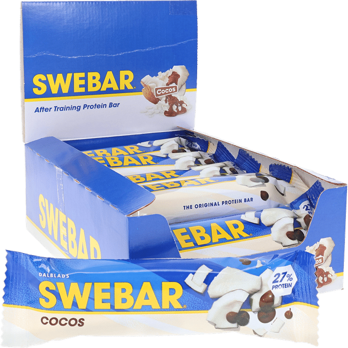 Swebar Proteinbars Kokos 15-pak