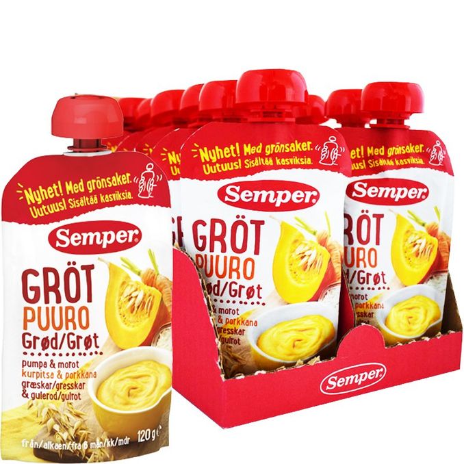 Semper Gröt Pumpa & Morot 12-pack 