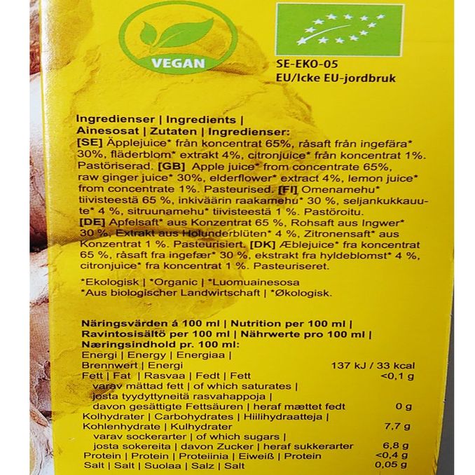 Buy the Box Økologisk Juice Ingefær