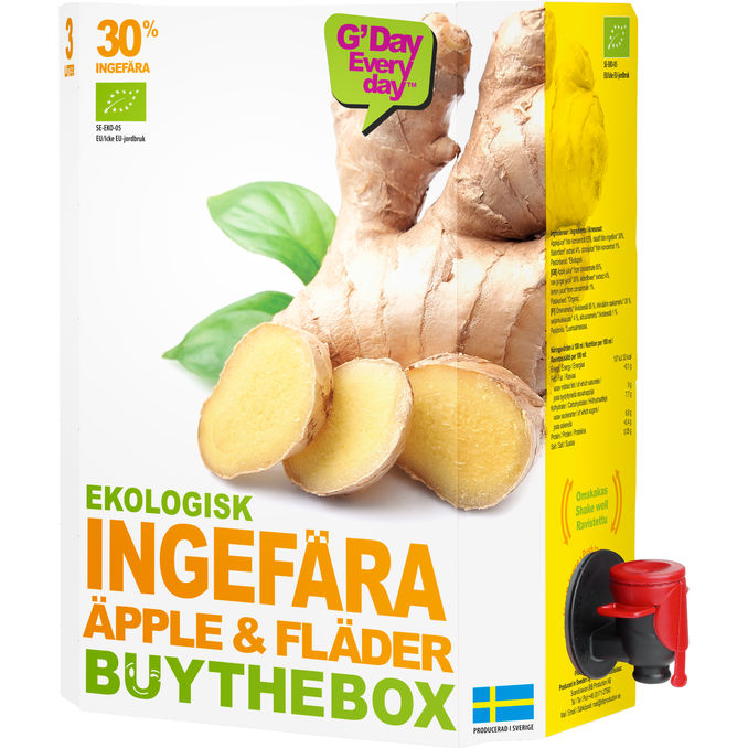 Buy the Box Øko Ingefærsjuice 3 L