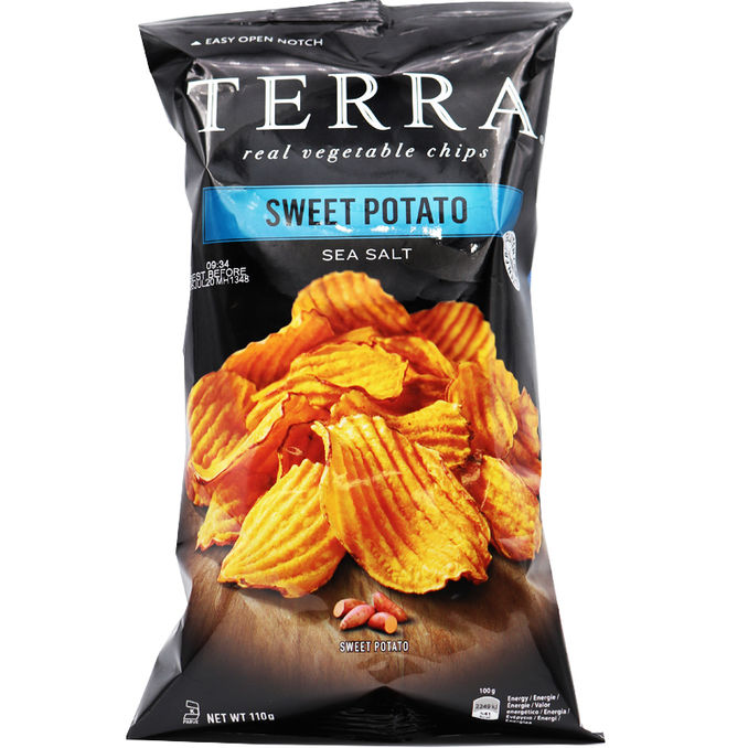 Terra Süßkartoffelchips Meersalz