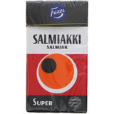 Fazer Salmiakkilakritsipastillit Super Salmiakki