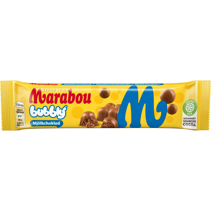 7 x Marabou Bubbly 60 g