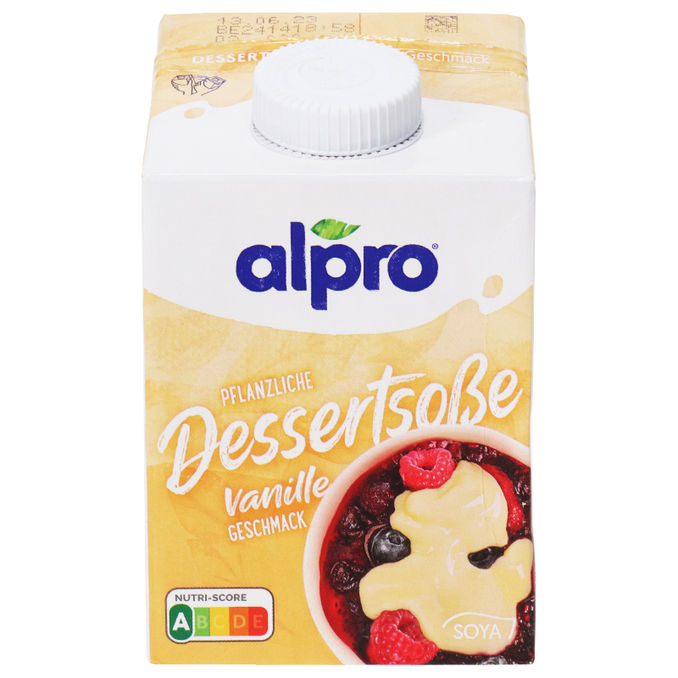 Alpro Pflanzliche Dessertsoße Vanille