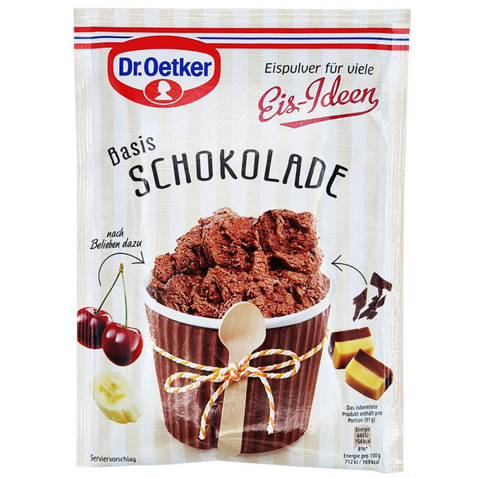Dr. Oetker Eispulver Schokolade