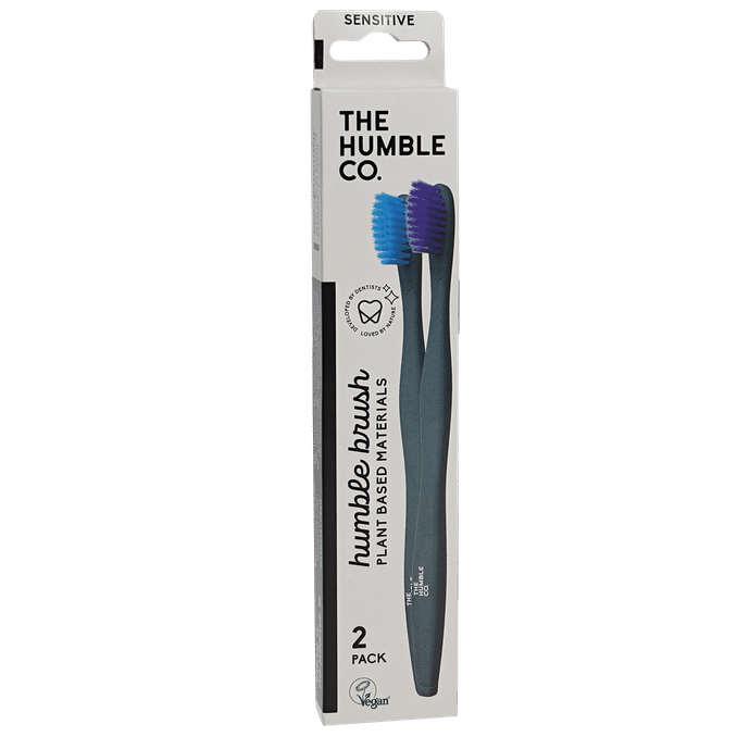 The Humble Co. Eko Tandborste Växtbaserad 2-pack