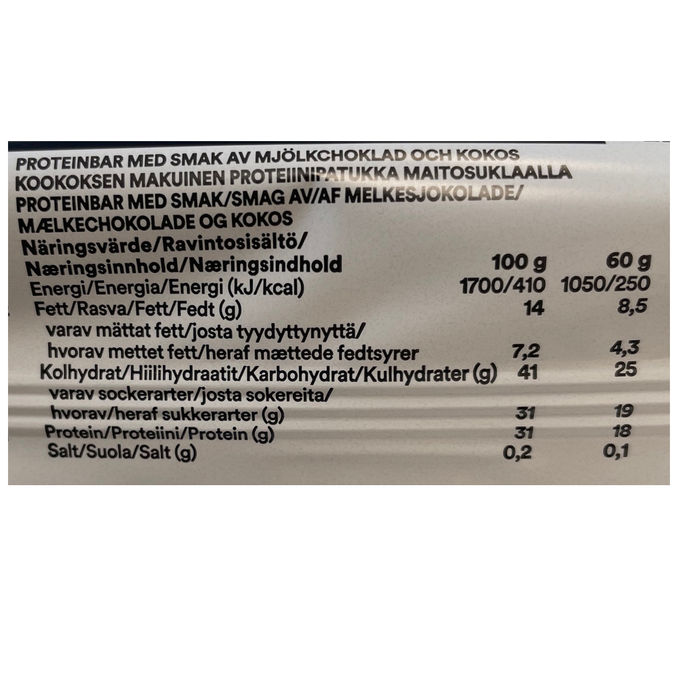 Gainomax Proteiinipatukat Chokladboll 15-pack