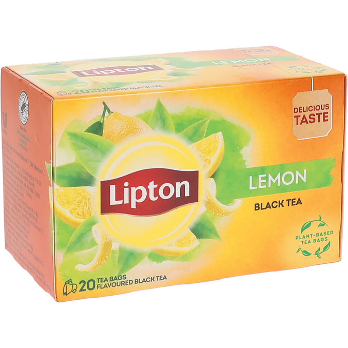 Lipton 2 x Svart Te Lemon