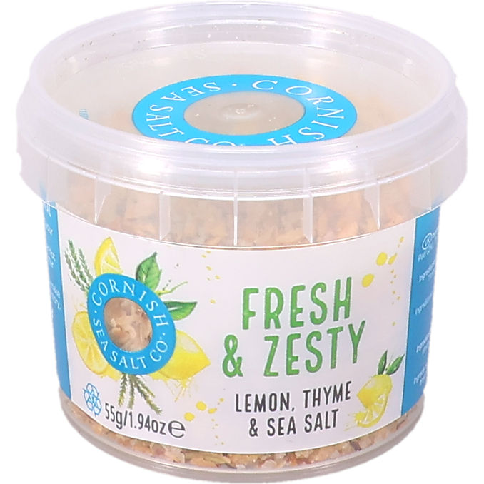 Cornish Sea Salt Co Flagesalt Citron & timian