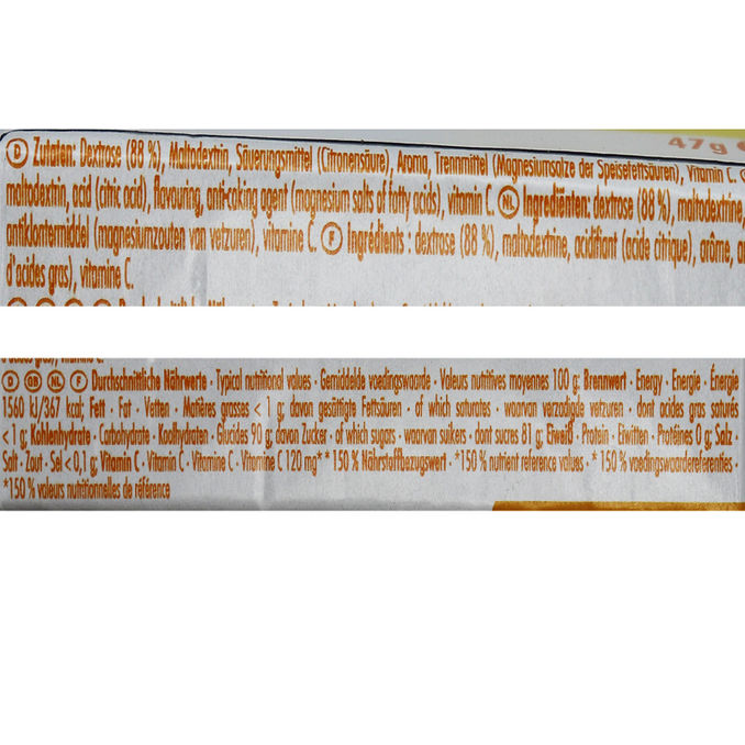 Dextro Energy Sticks Orange + Vitamin C, 24er Pack