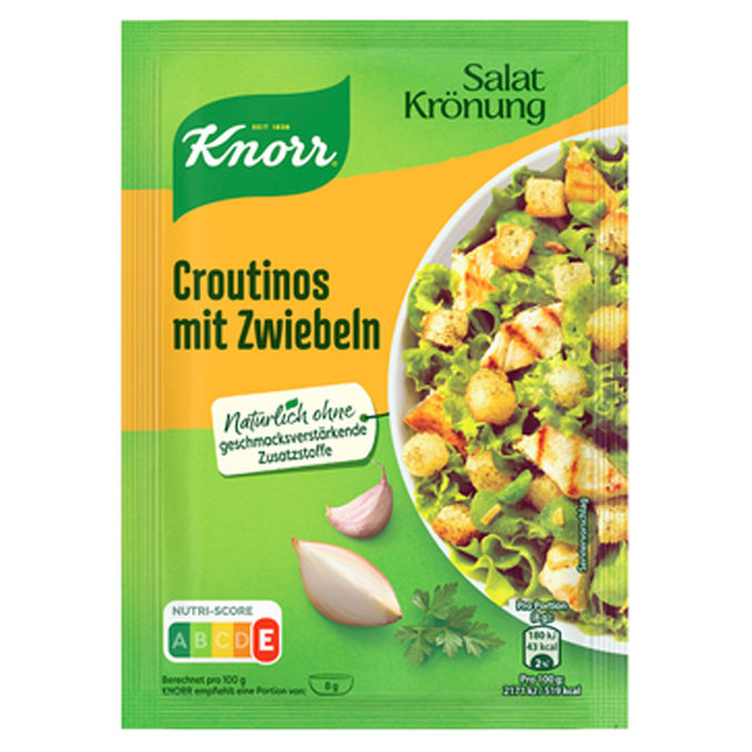 Knorr Croutinos mit Zwiebeln