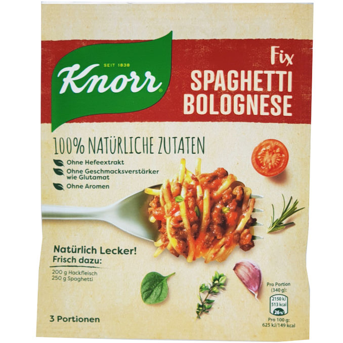 Knorr Fix Spaghetti Bolognese