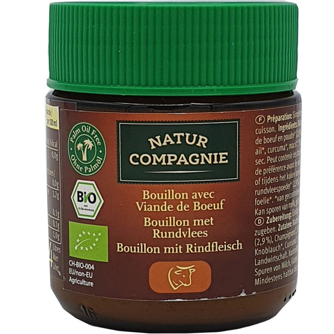 Natur Compagnie BIO Klare Bouillon mit Rindfleisch