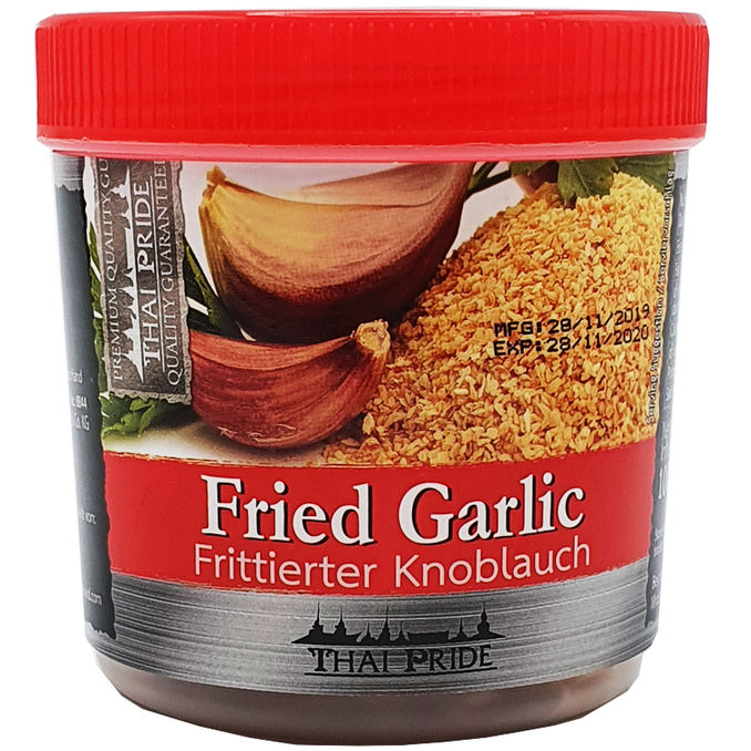 Knoblauch frittiert
