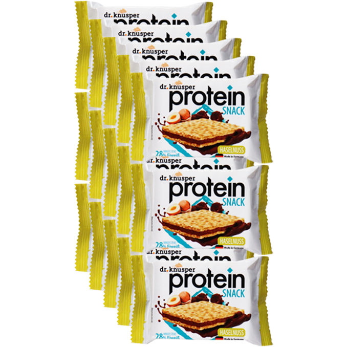Dr. Knusper Protein Snack Haselnuss, 15er Pack