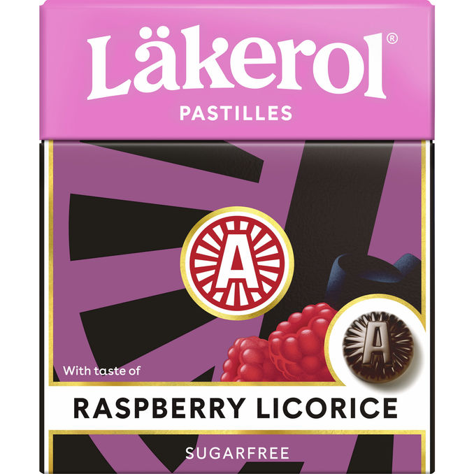 5 x Läkerol Rasoberry Licorice