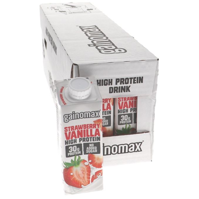 Gainomax Proteindryck Strawberry & Vanilla 16-pack