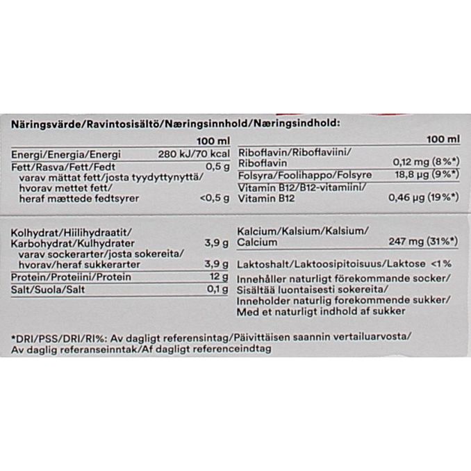 Gainomax Proteiinijuomat Mansikka & Vanilja 16-pack