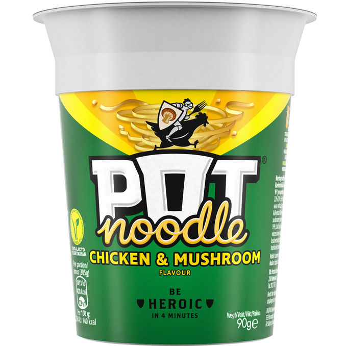 Pot noodle Koppnudlar kyckling och svamp