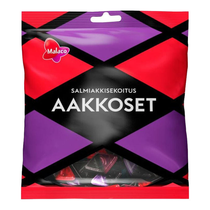 Aakkoset Salmiakkisekoitus, 280g, Malaco | Matsmart