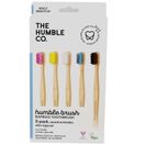 The Humble Co. Bambus Zahnbürsten Sensitive, 5er Pack (gemischte Farben)