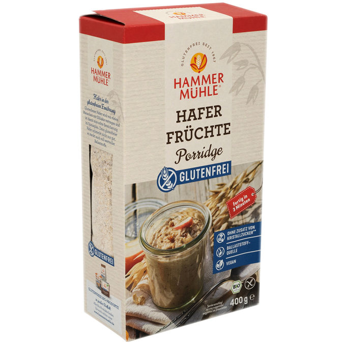 Hammermühle BIO Hafer-Früchte-Porridge