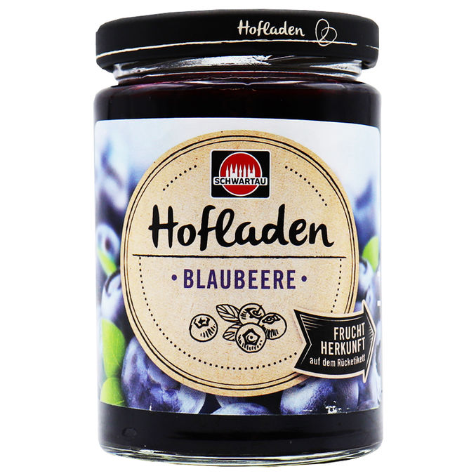 Schwartau Hofladen Fruchtaufstrich Blaubeere