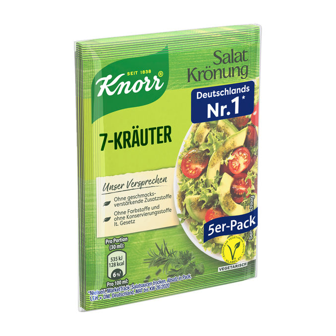 Knorr Salat Krönung 7-Kräuter, 5er Pack