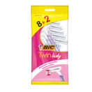 null BIC Twin Lady Shaver Pouch of 10
