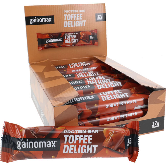 Gainomax Proteinbar Toffee 15-pak