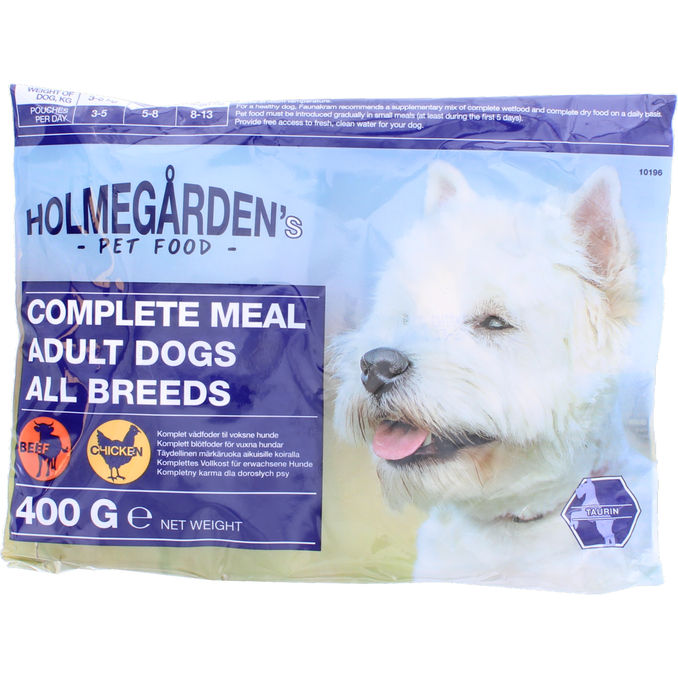 Holmegården Våtfoder Hund Kyckling + Biff 4-pack