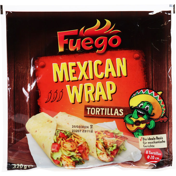 Fuego Mexican Wrap Tortillas