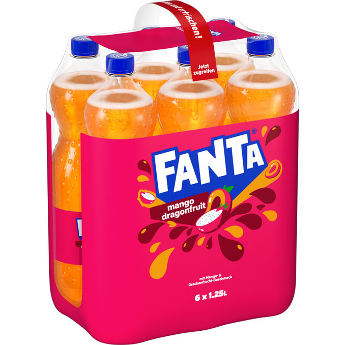 Fanta Mango-Drachenfrucht, 6er Pack (EINWEG) zzgl. Pfand