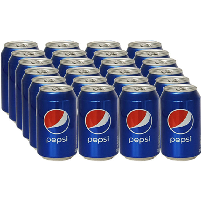 Pepsi Cola, 24er Pack (EINWEG) zzgl. Pfand, 24x 0,33L von Pepsi | Motatos