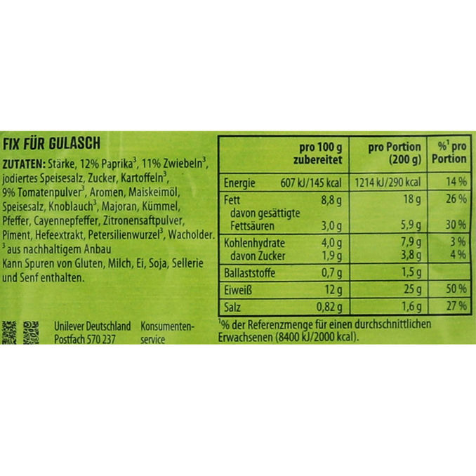 Knorr Fix Gulasch (Maxi Pack)